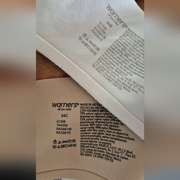 Warner's Women's Bras - Cream and White - Picture 3 of 4